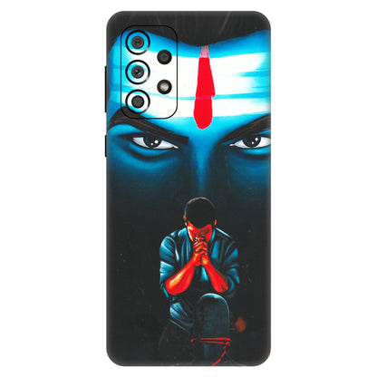 Samsung A/S Series Phone Skins (All Models) - Mahakal Bhakt - Matte Finish (M-112) Samsung Galaxy A33(5G)
