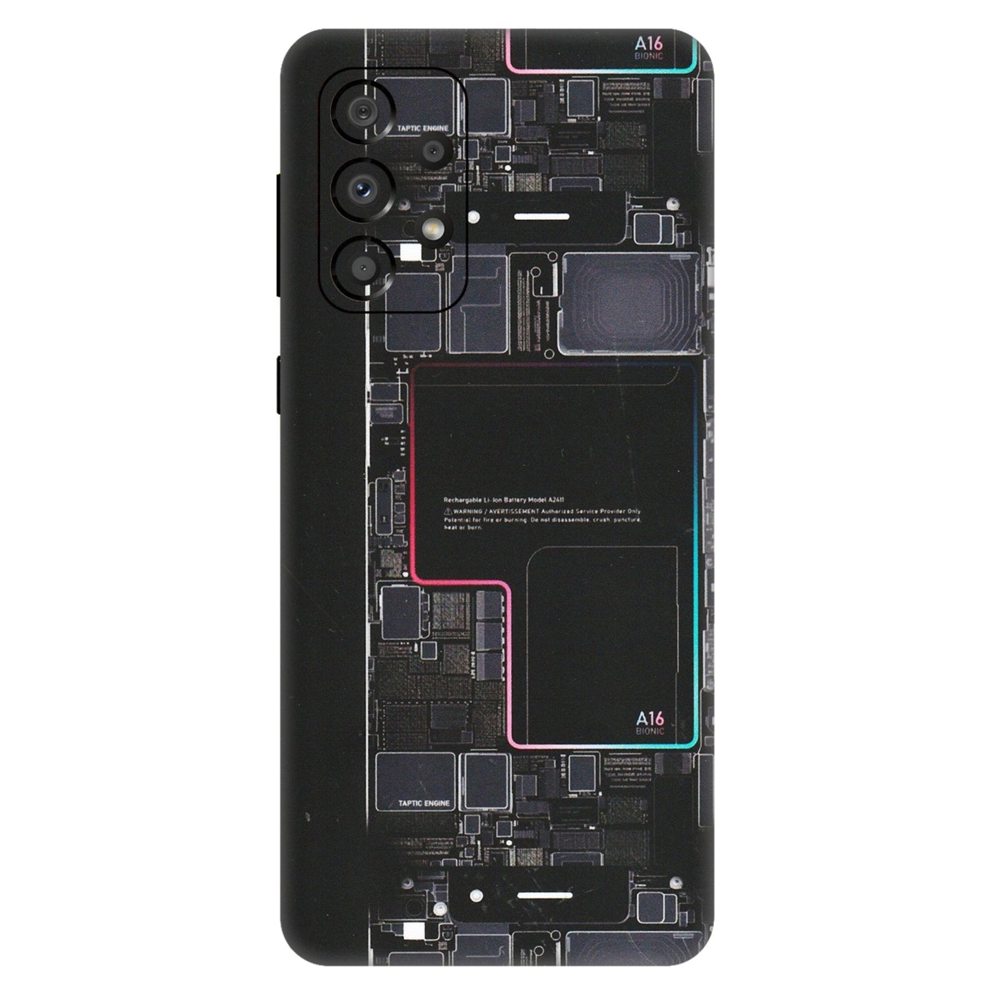 Samsung A/S Series Phone Skins (All Models) - Motherboard Circuit Layout - Matte Finish (M-117) Samsung Galaxy A33(5G)