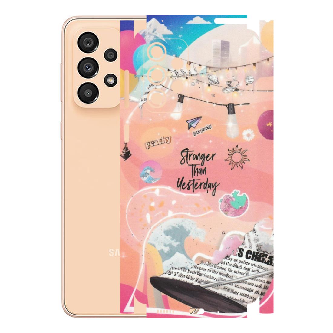 Samsung A/S Series Phone Skins (All Models) - Stronger Then Yesterday - Matte Finish (M-128) Samsung Galaxy A33(5G)