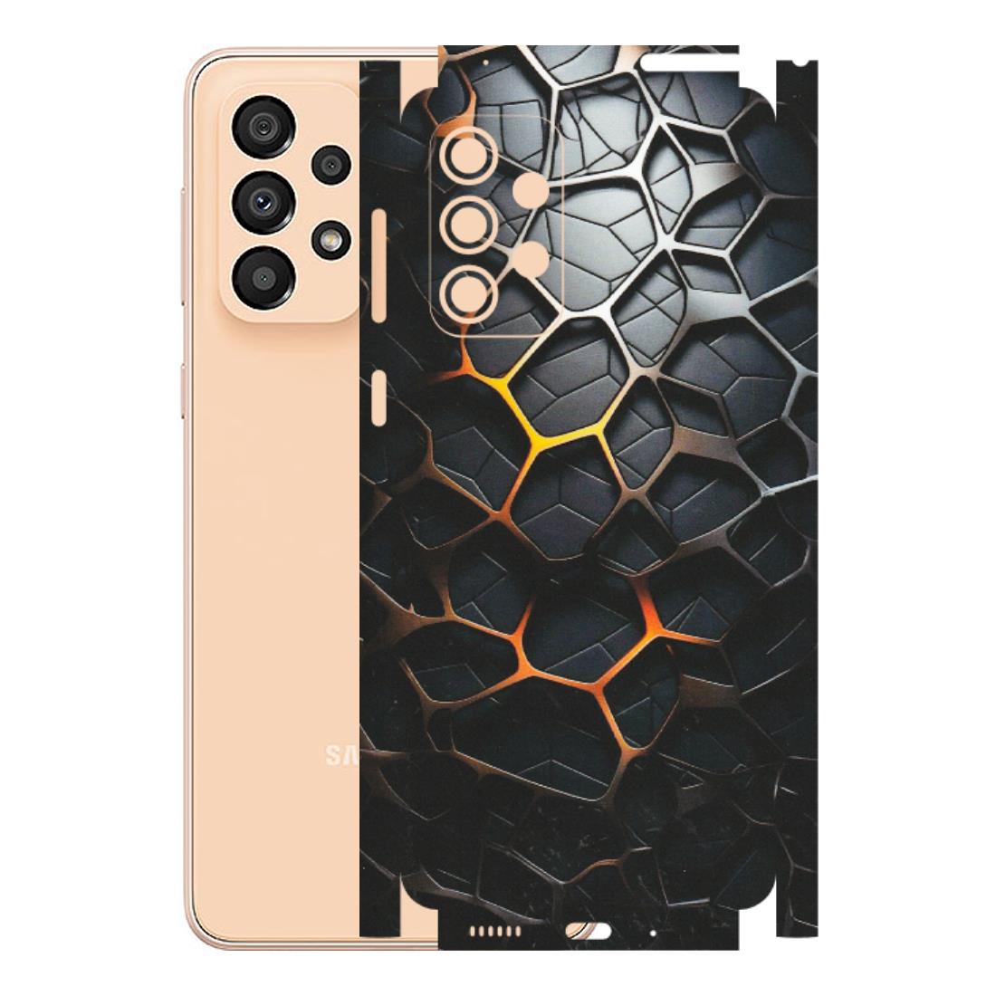 Samsung A/S Series Phone Skins (All Models) - New Abstract Graphite Tiles - Matte Finish (M-130) Samsung Galaxy A33(5G)