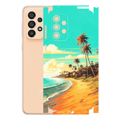 Samsung A/S Series Phone Skins (All Models) - Miami Beach - Matte Finish (M-136) Samsung Galaxy A33(5G)