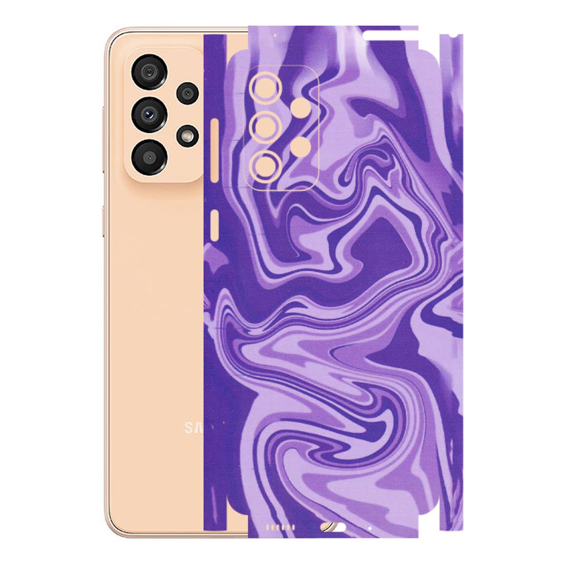 Samsung A/S Series Phone Skins (All Models) - Hazy Purple Nights - Matte Finish (M-14) Samsung Galaxy A33(5G)