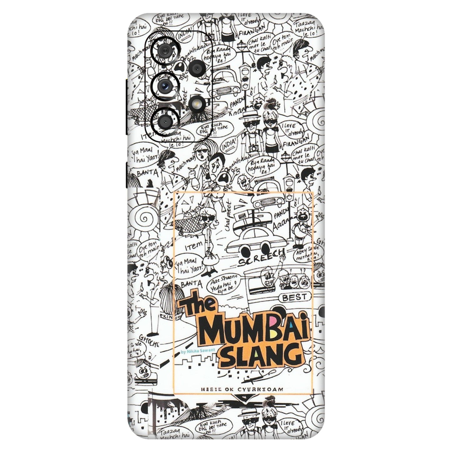 Samsung A/S Series Phone Skins (All Models) - The Mumbai Slang - Matte Finish (M-142) Samsung Galaxy A33(5G)