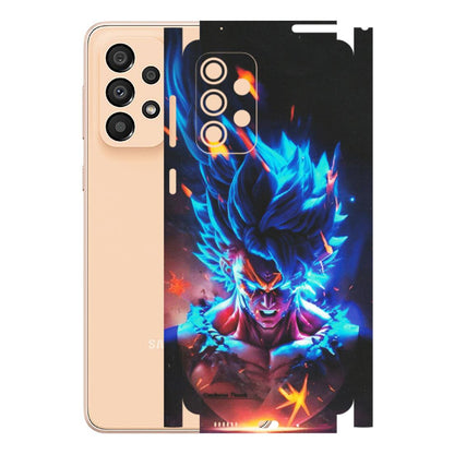 Samsung A/S Series Phone Skins (All Models) - Angry Goku Dragon Ball Anime - Matte Finish (M-150) Samsung Galaxy A33(5G)