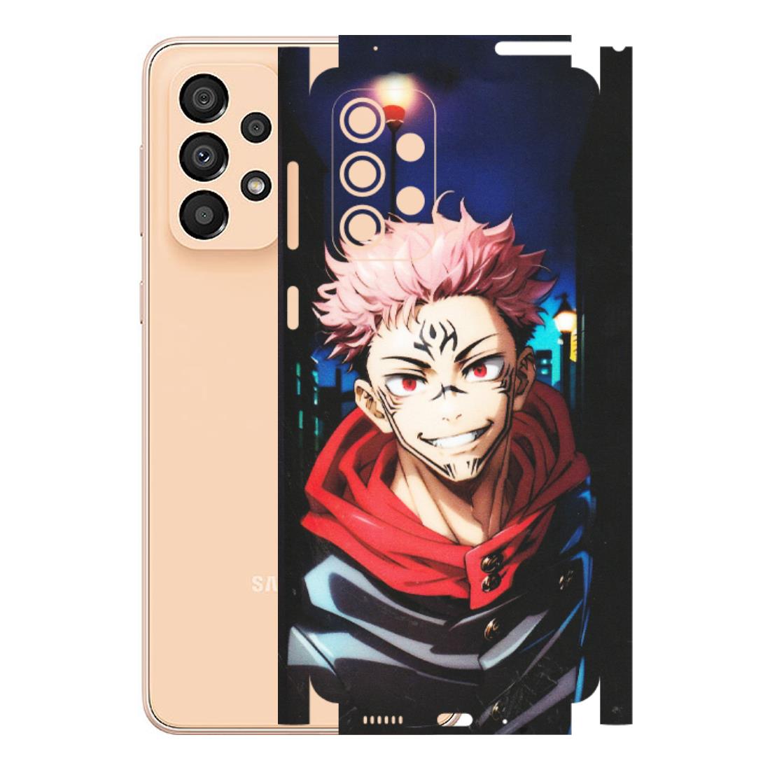 Samsung A/S Series Phone Skins (All Models) - Yuji Itadori Funny Face Anime - Matte Finish (M-152) Samsung Galaxy A33(5G)