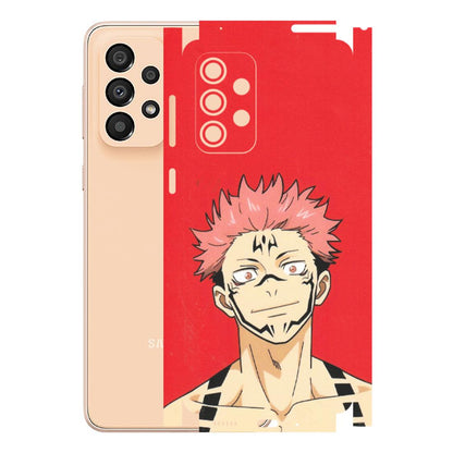 Samsung A/S Series Phone Skins (All Models) - Ryomen Sukuna Fun Anime - Matte Finish (M-153) Samsung Galaxy A33(5G)