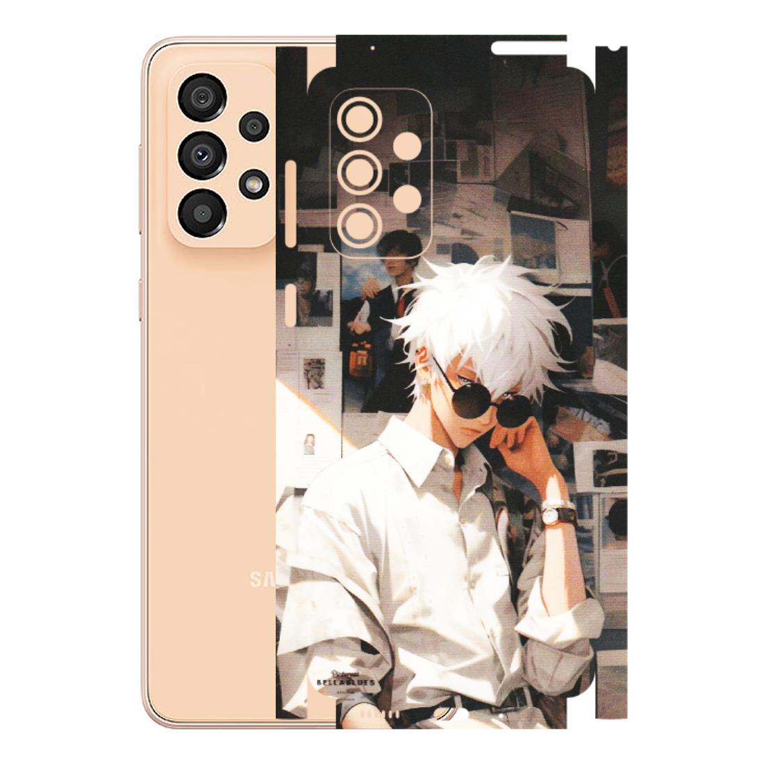 Samsung A/S Series Phone Skins (All Models) - Gojo Satoru Jujustu Kaisen Anime - Matte Finish (M-156) Samsung Galaxy A33(5G)