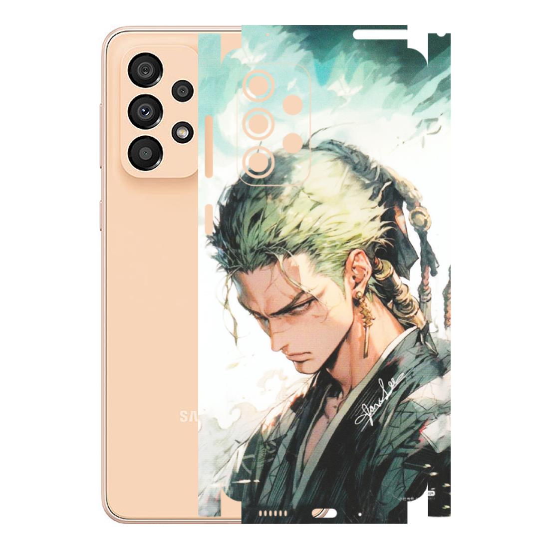 Samsung A/S Series Phone Skins (All Models) - Pirate Hunter One Piece Anime - Matte Finish (M-157) Samsung Galaxy A33(5G)
