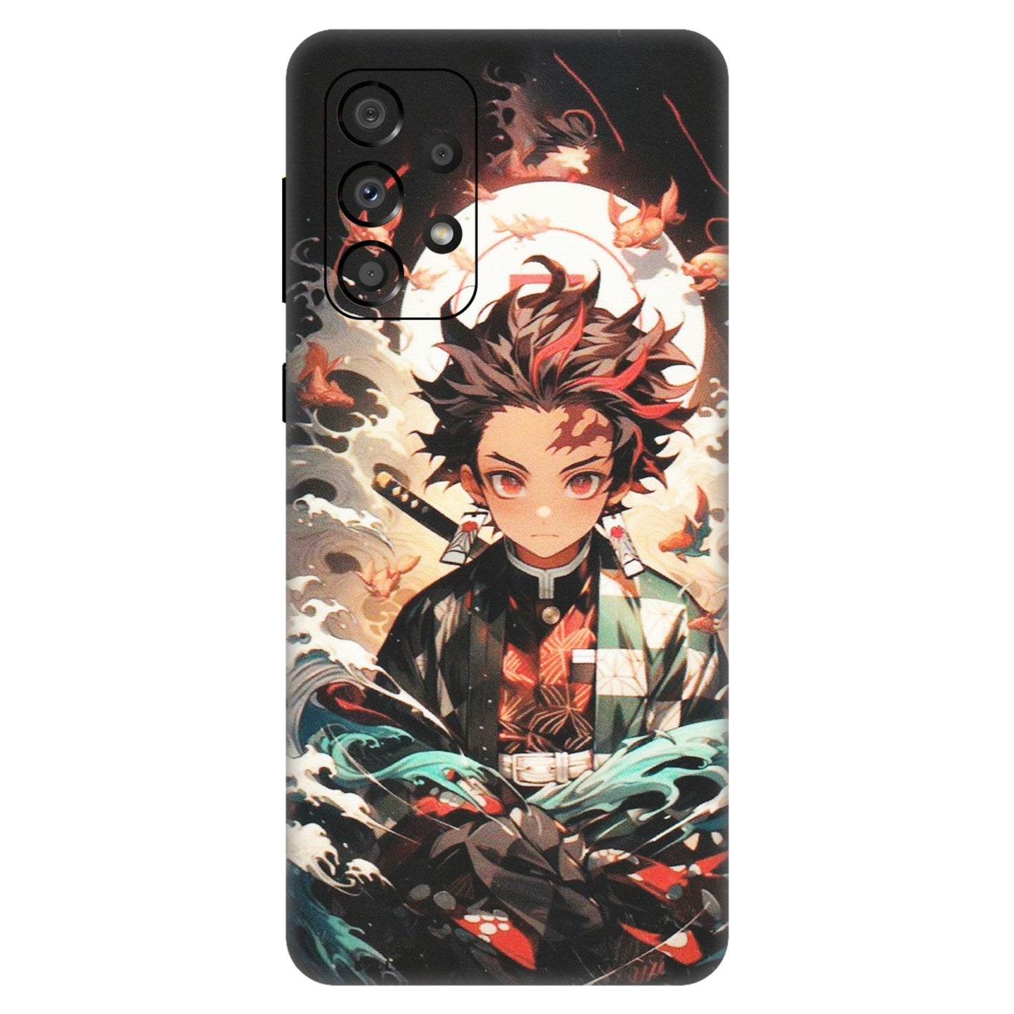 Samsung A/S Series Phone Skins (All Models) - Tanjiro Demon Slayer Anime - Matte Finish (M-158) Samsung Galaxy A33(5G)