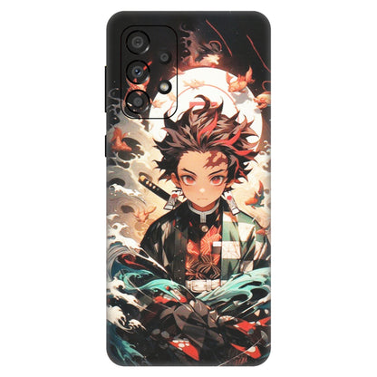 Samsung A/S Series Phone Skins (All Models) - Tanjiro Demon Slayer Anime - Matte Finish (M-158) Samsung Galaxy A33(5G)