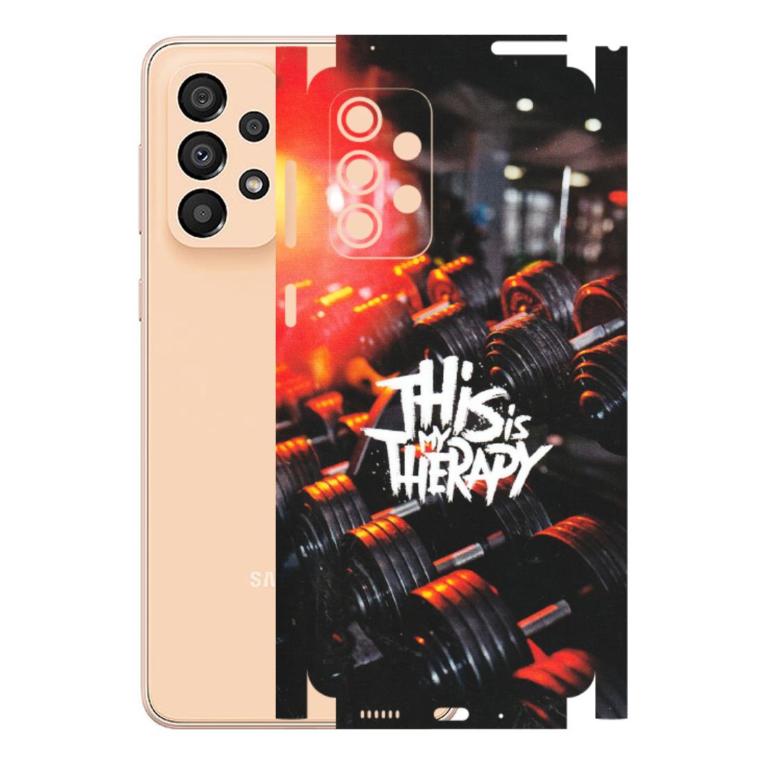 Samsung A/S Series Phone Skins (All Models) - GYM Lover Therapy - Matte Finish (M-160) Samsung Galaxy A33(5G)