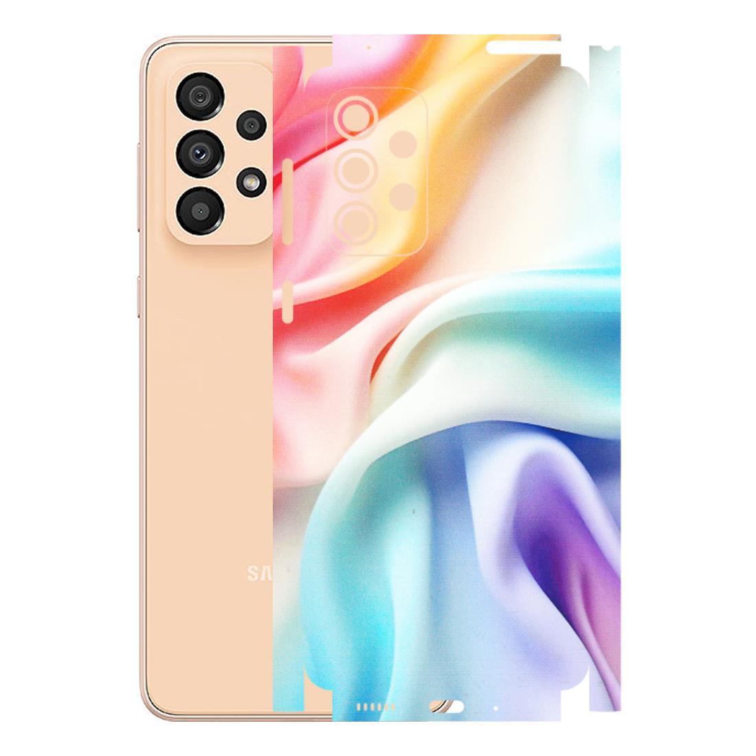 Samsung A/S Series Phone Skins (All Models) - Colourful Silk Cloth - Matte Finish (M-165) Samsung Galaxy A33(5G)