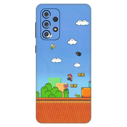 Samsung A/S Series Phone Skins (All Models) - Mario Game Scene - Matte Finish (M-24) Samsung Galaxy A33(5G)