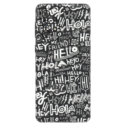 Samsung A/S Series Phone Skins (All Models) - Hi Hello Doodles - Matte Finish (M-25) Samsung Galaxy A33(5G)