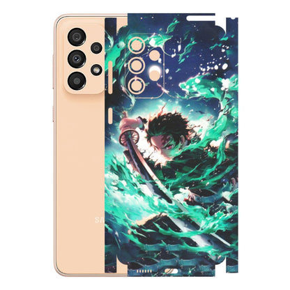 Samsung A/S Series Phone Skins (All Models) - Sword Fighter Anime - Matte Finish (M-29) Samsung Galaxy A33(5G)
