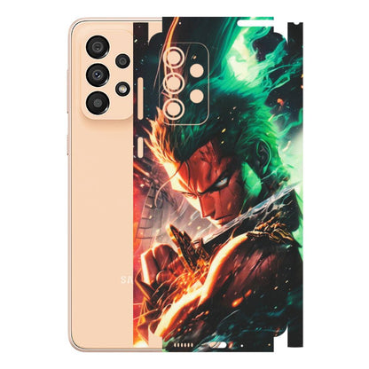 Samsung A/S Series Phone Skins (All Models) - Anime Gojo Sword - Matte Finish (M-32) Samsung Galaxy A33(5G)