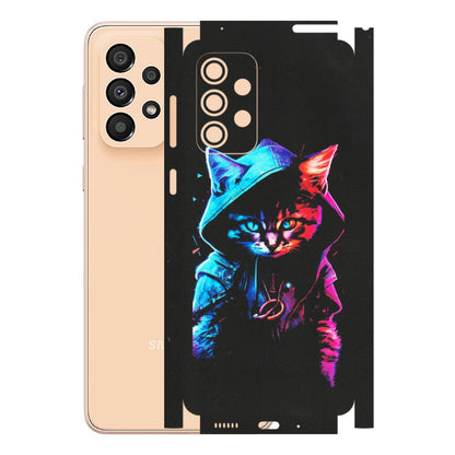 Samsung A/S Series Phone Skins (All Models) - Cyberpunk Cat - Matte Finish (M-45) Samsung Galaxy A33(5G)