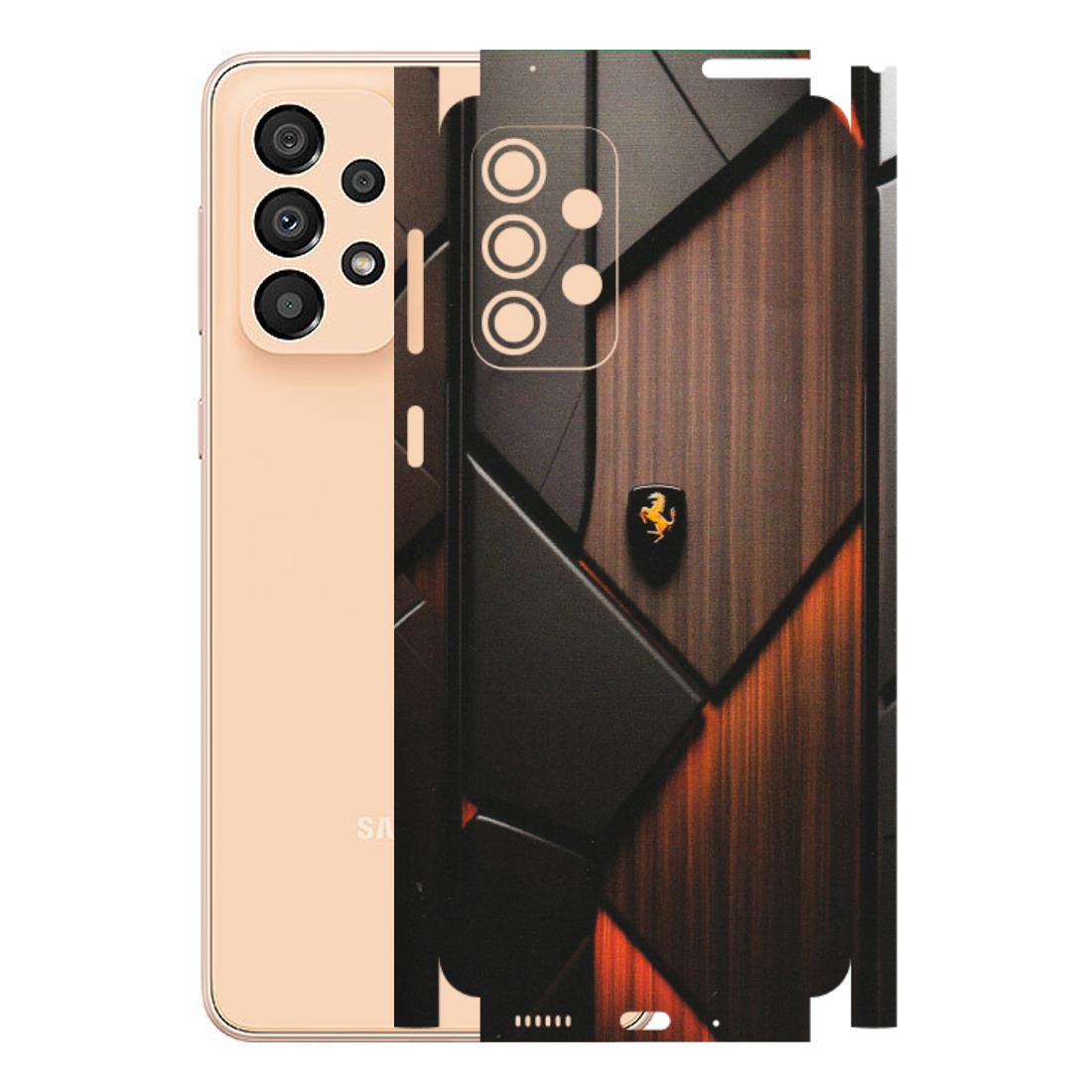 Samsung A/S Series Phone Skins (All Models) - Lambo Beauty Wood Pattern Sober - Matte Finish (M-51) Samsung Galaxy A33(5G)