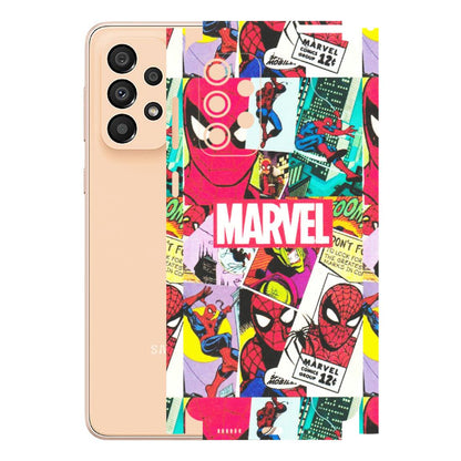 Samsung A/S Series Phone Skins (All Models) - Marvel Comic Spiderman Grafitti - Matte Finish (M-72) Samsung Galaxy A33(5G)