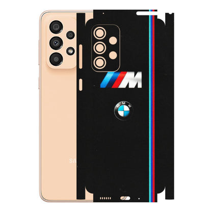 Samsung A/S Series Phone Skins (All Models) - Styling With Black BMW - Matte Finish (M-74) Samsung Galaxy A33(5G)