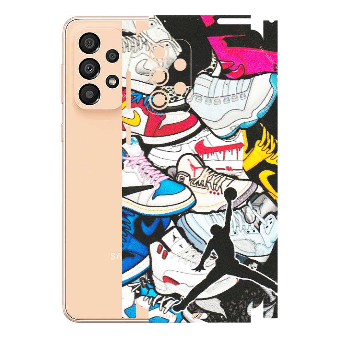 Samsung A/S Series Phone Skins (All Models) - Jordan Sneakers Fan - Matte Finish (M-80) Samsung Galaxy A33(5G)