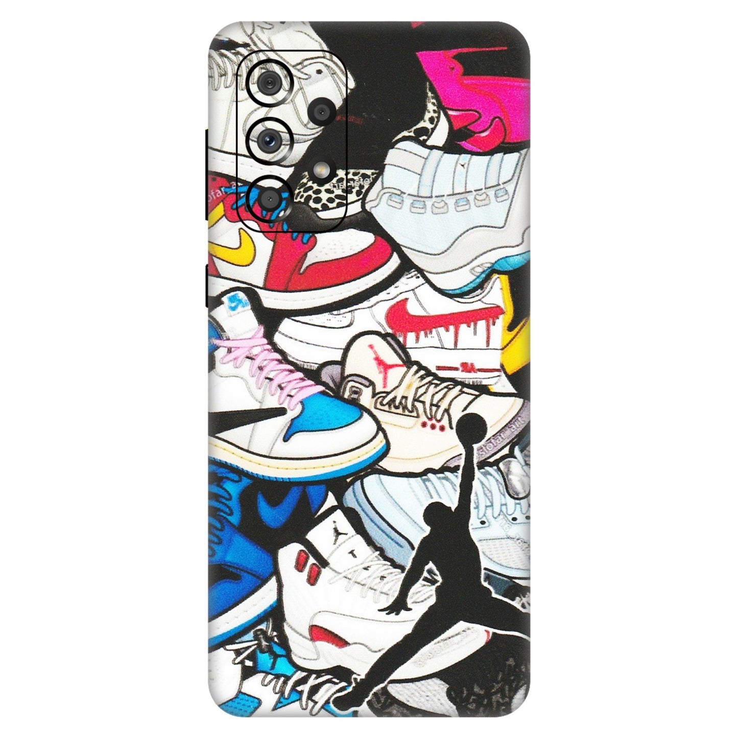 Samsung A/S Series Phone Skins (All Models) - Jordan Sneakers Fan - Matte Finish (M-80) Samsung Galaxy A33(5G)