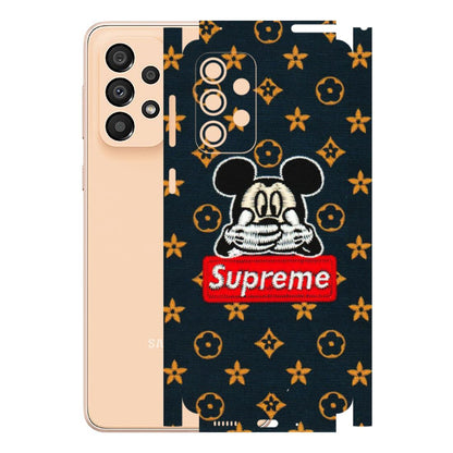 Samsung A/S Series Phone Skins (All Models) - Mickey Supreme - Matte Finish (M-83) Samsung Galaxy A33(5G)