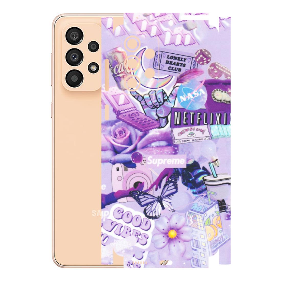 Samsung A/S Series Phone Skins (All Models) - Supreme Purple Magic - Matte Finish (M-88) Samsung Galaxy A33(5G)
