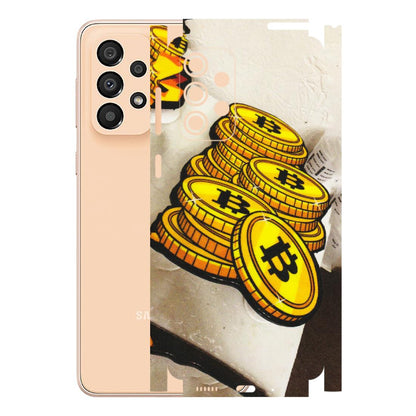 Samsung A/S Series Phone Skins (All Models) - Billionaire Bitcoin Collection - Matte Finish (M-92) Samsung Galaxy A33(5G)