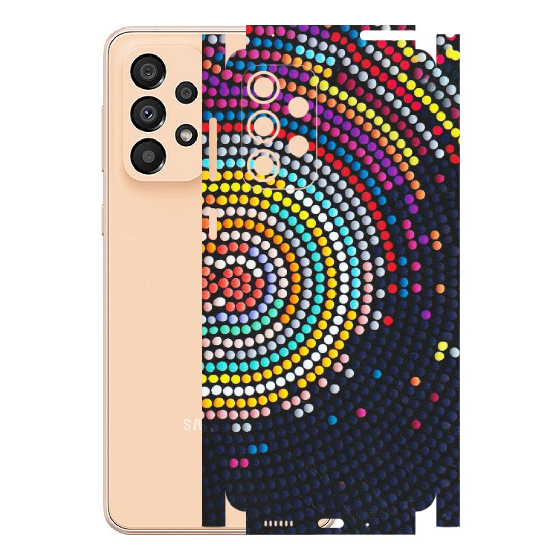 Samsung A/S Series Phone Skins (All Models) - Rainbow Dot Mandala - Matte Finish (M-97) Samsung Galaxy A33(5G)