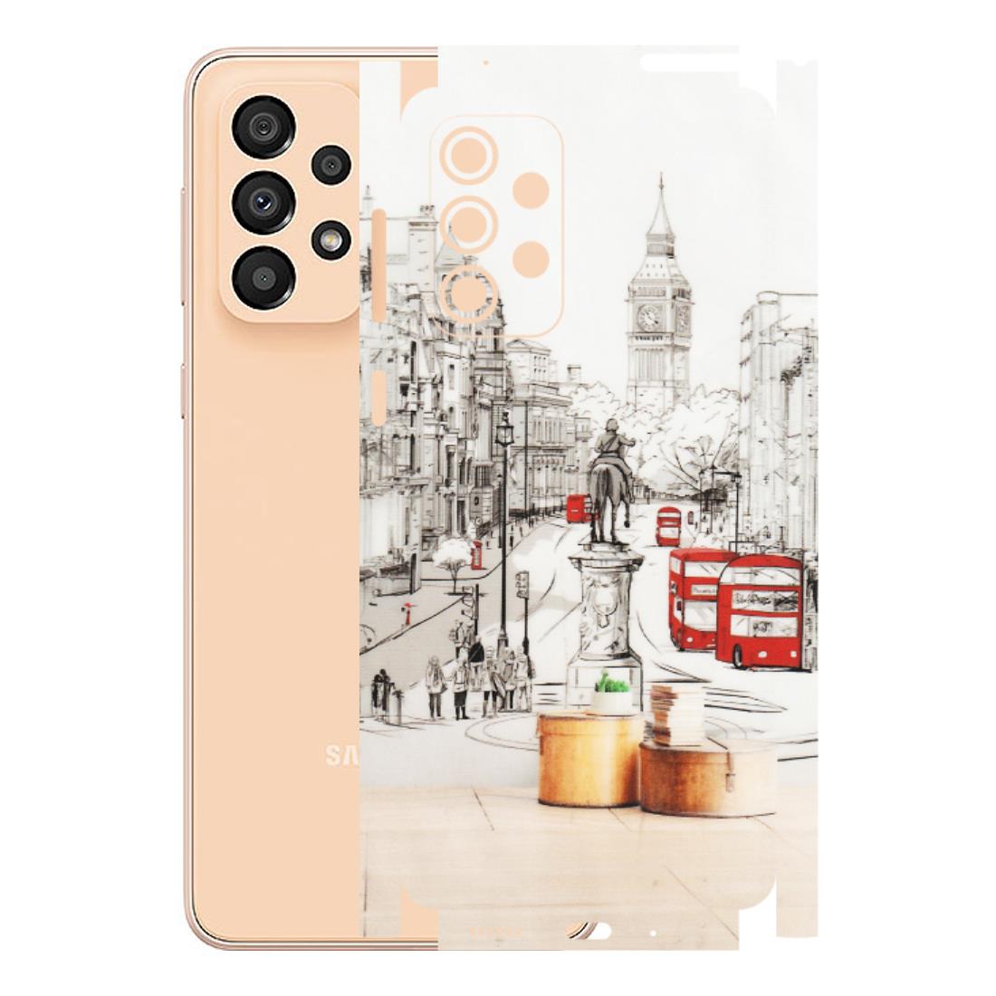 Samsung A/S Series Phone Skins (All Models) - London Street - Transparent Finish (T-02) Samsung Galaxy A33(5G)