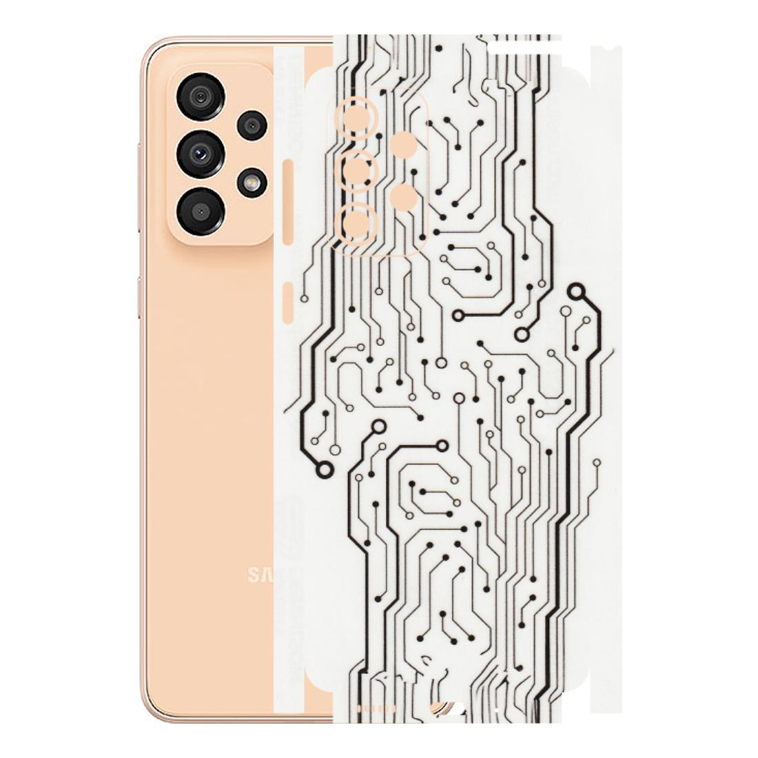 Samsung A/S Series Phone Skins (All Models) - Tech Circuits - Transparent Finish (T-03) Samsung Galaxy A33(5G)