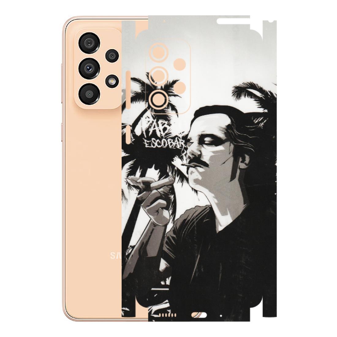 Samsung A/S Series Phone Skins (All Models) - Pab Escobar - Transparent Finish (T-05) Samsung Galaxy A33(5G)