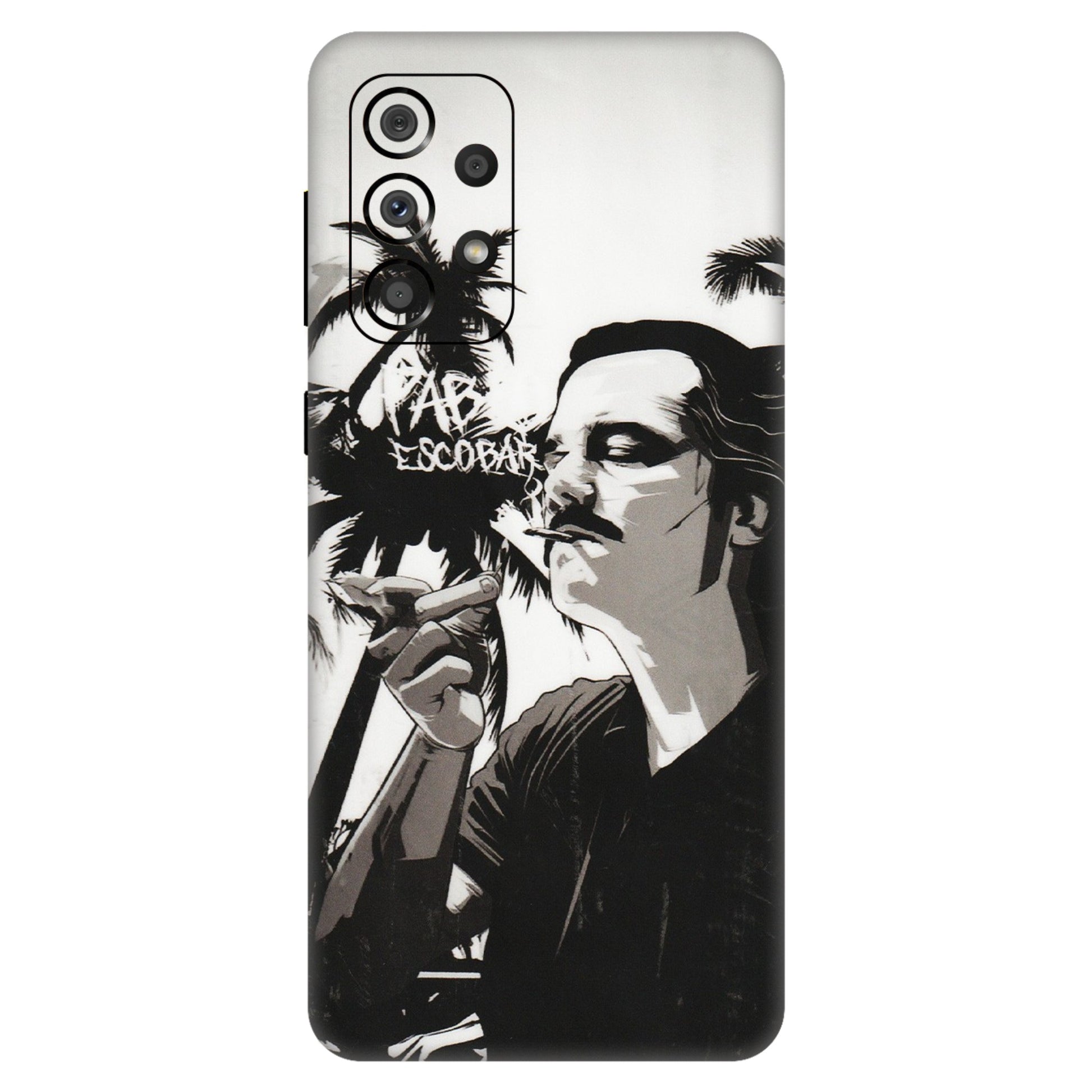 Samsung A/S Series Phone Skins (All Models) - Pab Escobar - Transparent Finish (T-05) Samsung Galaxy A33(5G)