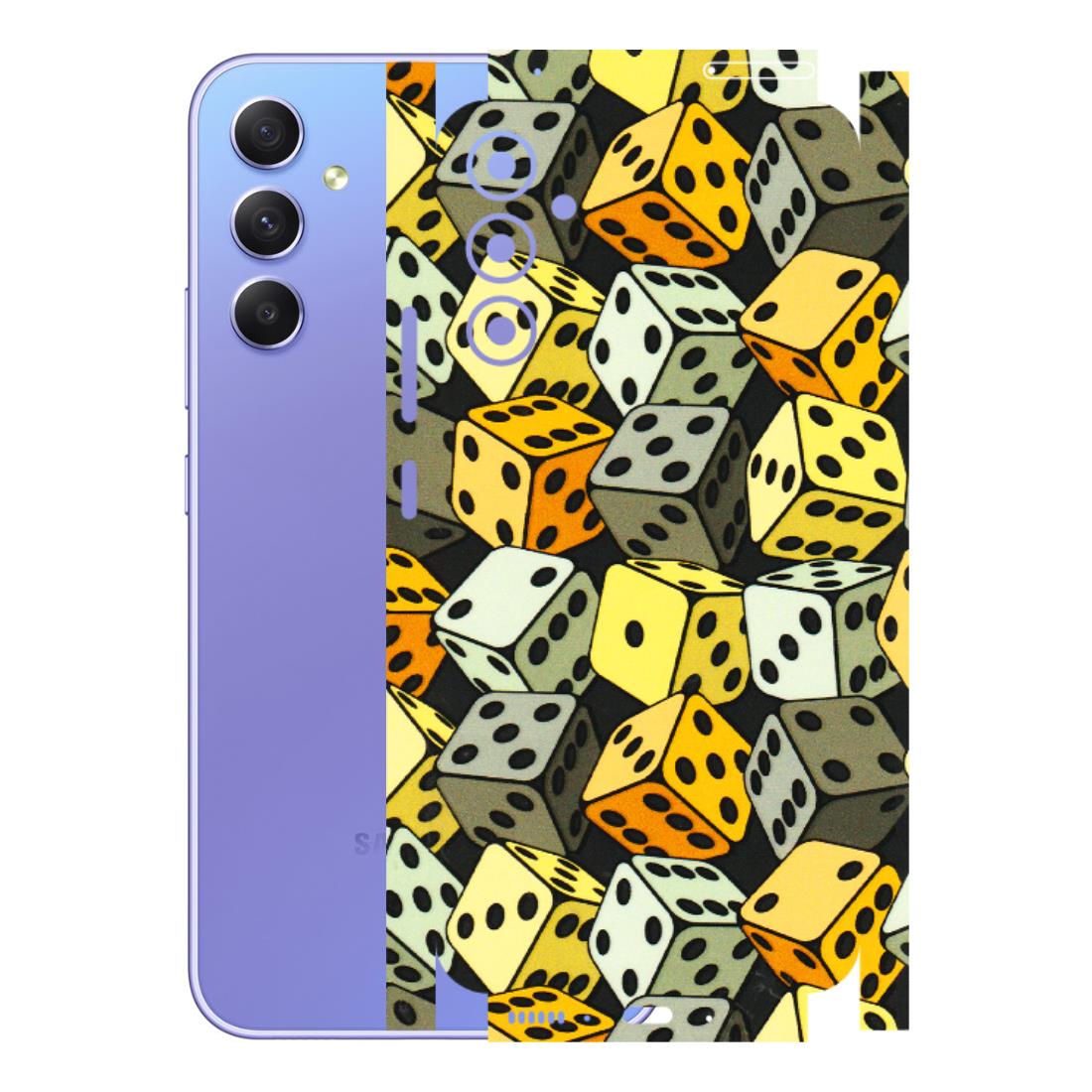 Samsung A/S Series Phone Skins (All Models) - Dices Of Life - 3D Embossed Finish (L-04) Samsung Galaxy A34 (5G)