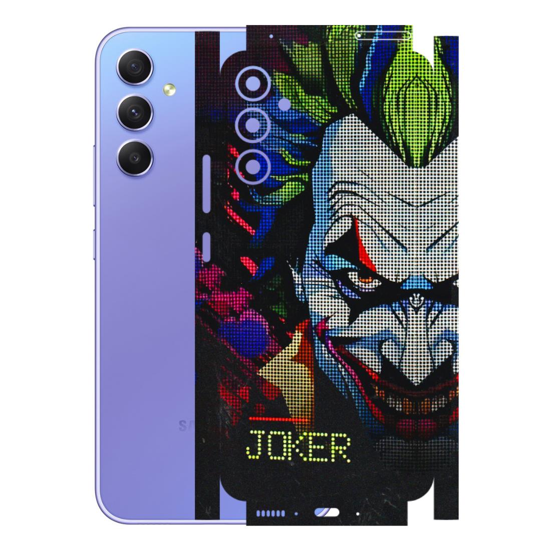 Samsung A/S Series Phone Skins (All Models) - Joker Dot Matrix - 3D Embossed Finish (L-08) Samsung Galaxy A34 (5G)