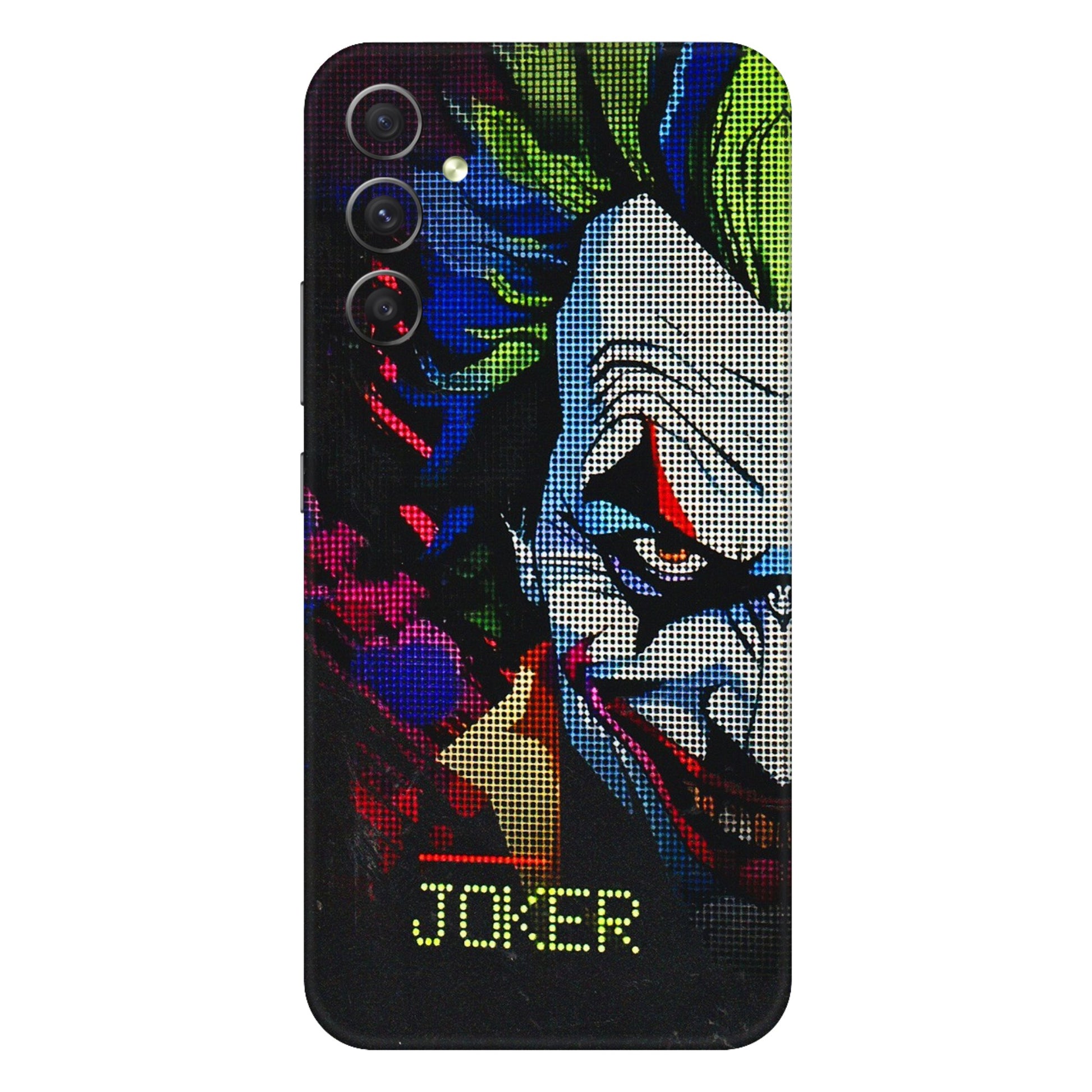 Samsung A/S Series Phone Skins (All Models) - Joker Dot Matrix - 3D Embossed Finish (L-08) Samsung Galaxy A34 (5G)