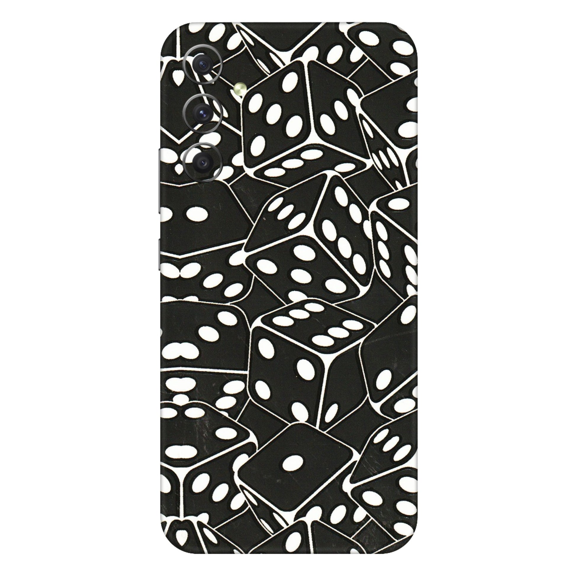 Samsung A/S Series Phone Skins (All Models) - Big Black Dices - 3D Embossed Finish (L-106) Samsung Galaxy A34 (5G)