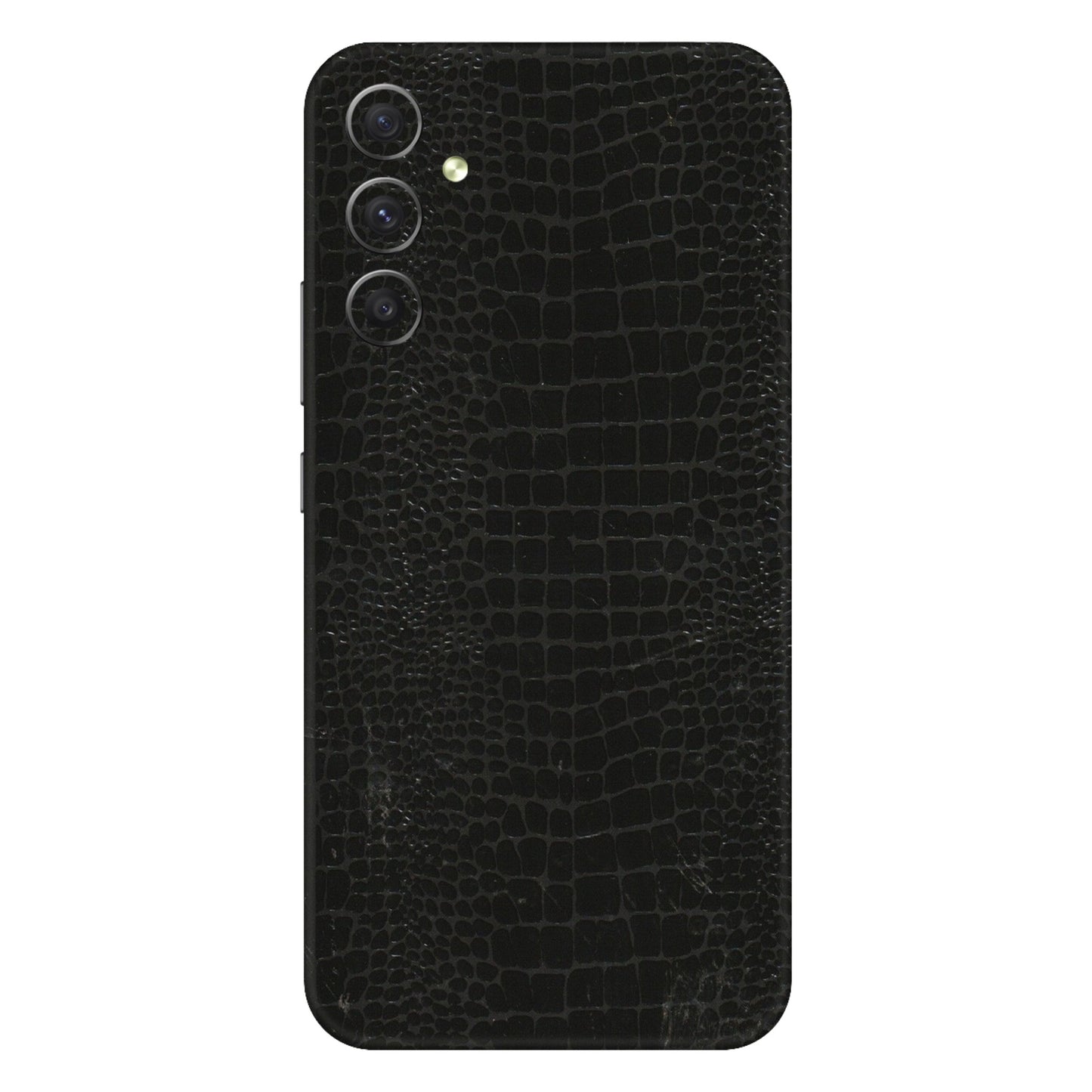 Samsung A/S Series Phone Skins (All Models) - Snake Leather Black - 3D Embossed Finish (L-107) Samsung Galaxy A34 (5G)