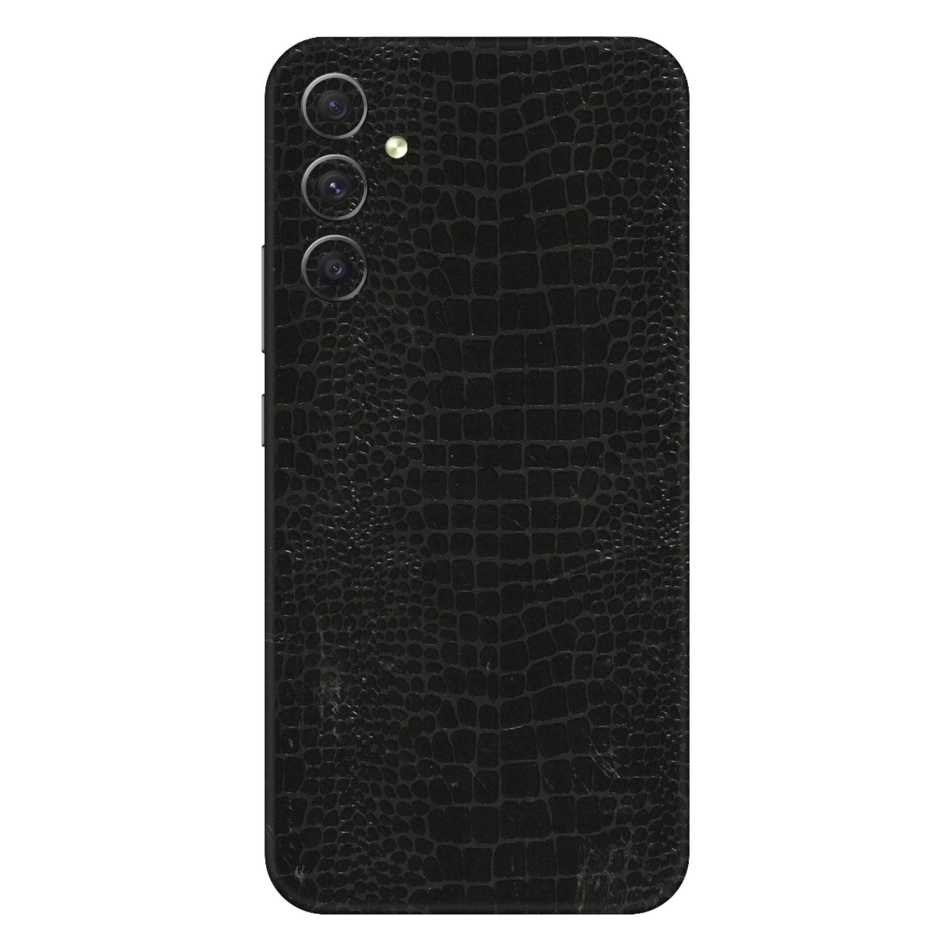 Samsung A/S Series Phone Skins (All Models) - Snake Leather Black - 3D Embossed Finish (L-107) Samsung Galaxy A34 (5G)