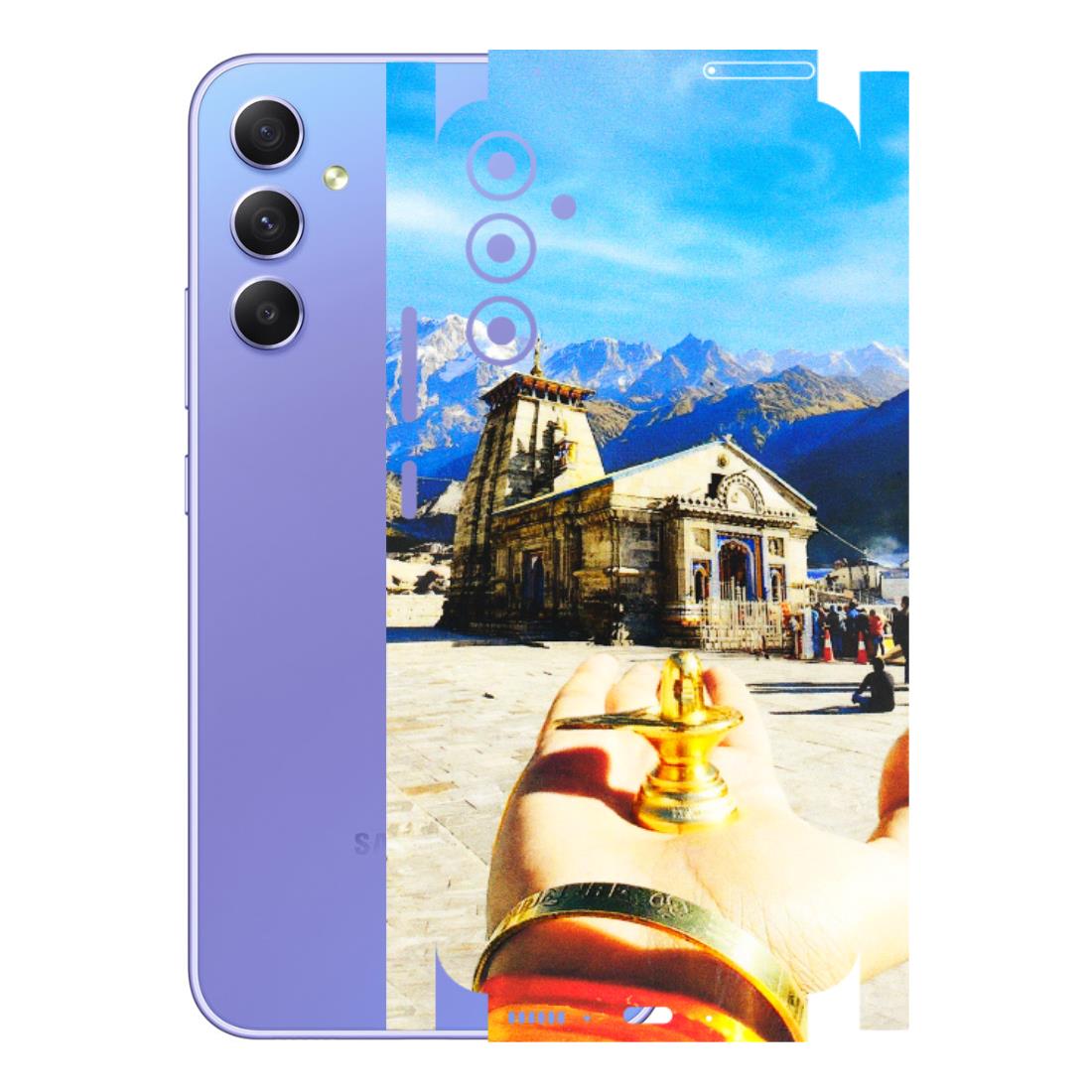 Samsung A/S Series Phone Skins (All Models) - Beauty of Kedarnath - 3D Embossed Finish (L-108) Samsung Galaxy A34 (5G)