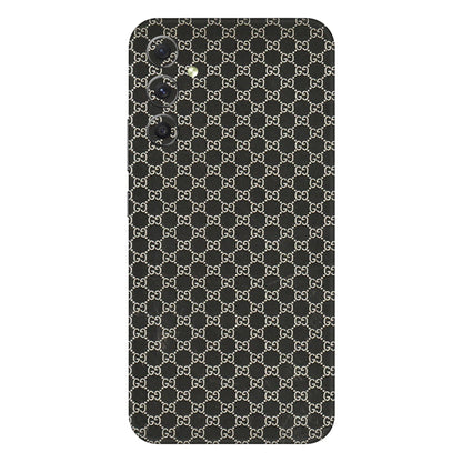 Samsung A/S Series Phone Skins (All Models) - Black G Print - 3D Embossed Finish (L-109) Samsung Galaxy A34 (5G)