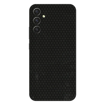 Samsung A/S Series Phone Skins (All Models) - Black honeycomb - 3D Embossed Finish (L-114) Samsung Galaxy A34 (5G)