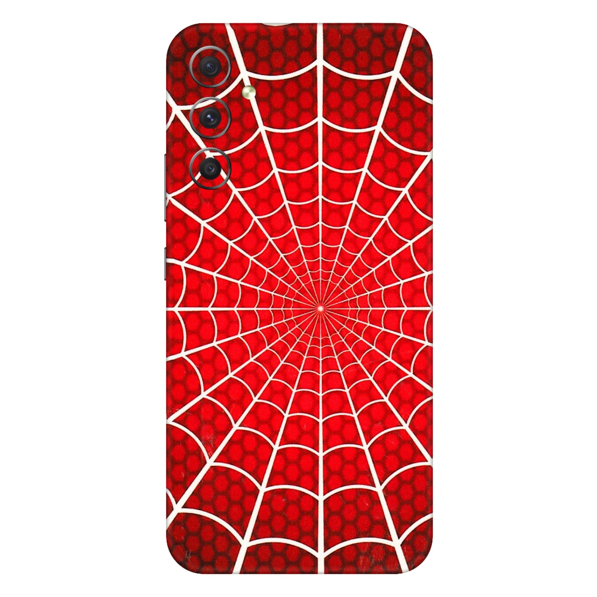 Samsung A/S Series Phone Skins (All Models) - Classic Spidey Web - 3D Embossed Finish (L-115) Samsung Galaxy A34 (5G)
