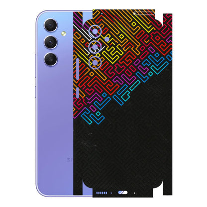 Samsung A/S Series Phone Skins (All Models) - Dotme Pattern Art - 3D Embossed Finish (L-121) Samsung Galaxy A34 (5G)