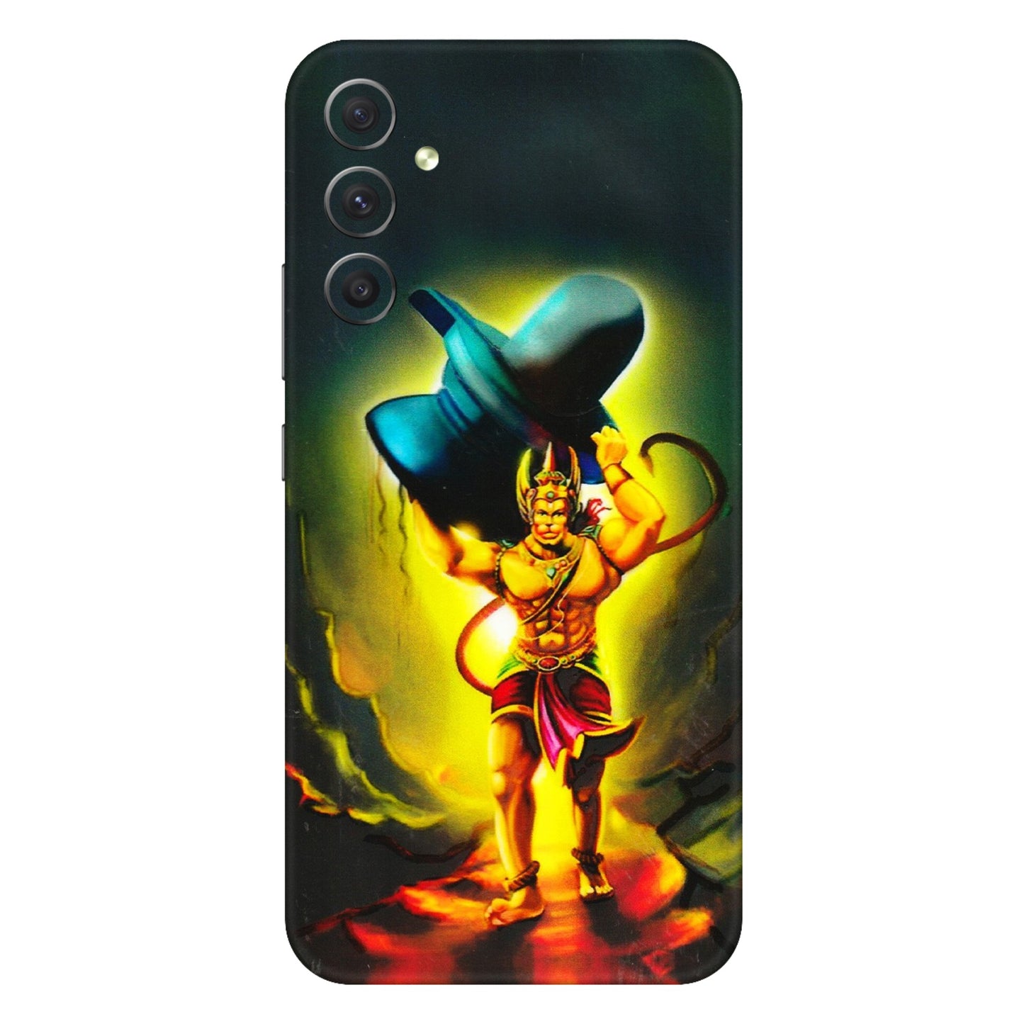 Samsung A/S Series Phone Skins (All Models) - Hanuman Ji - 3D Embossed Finish (L-128) Samsung Galaxy A34 (5G)