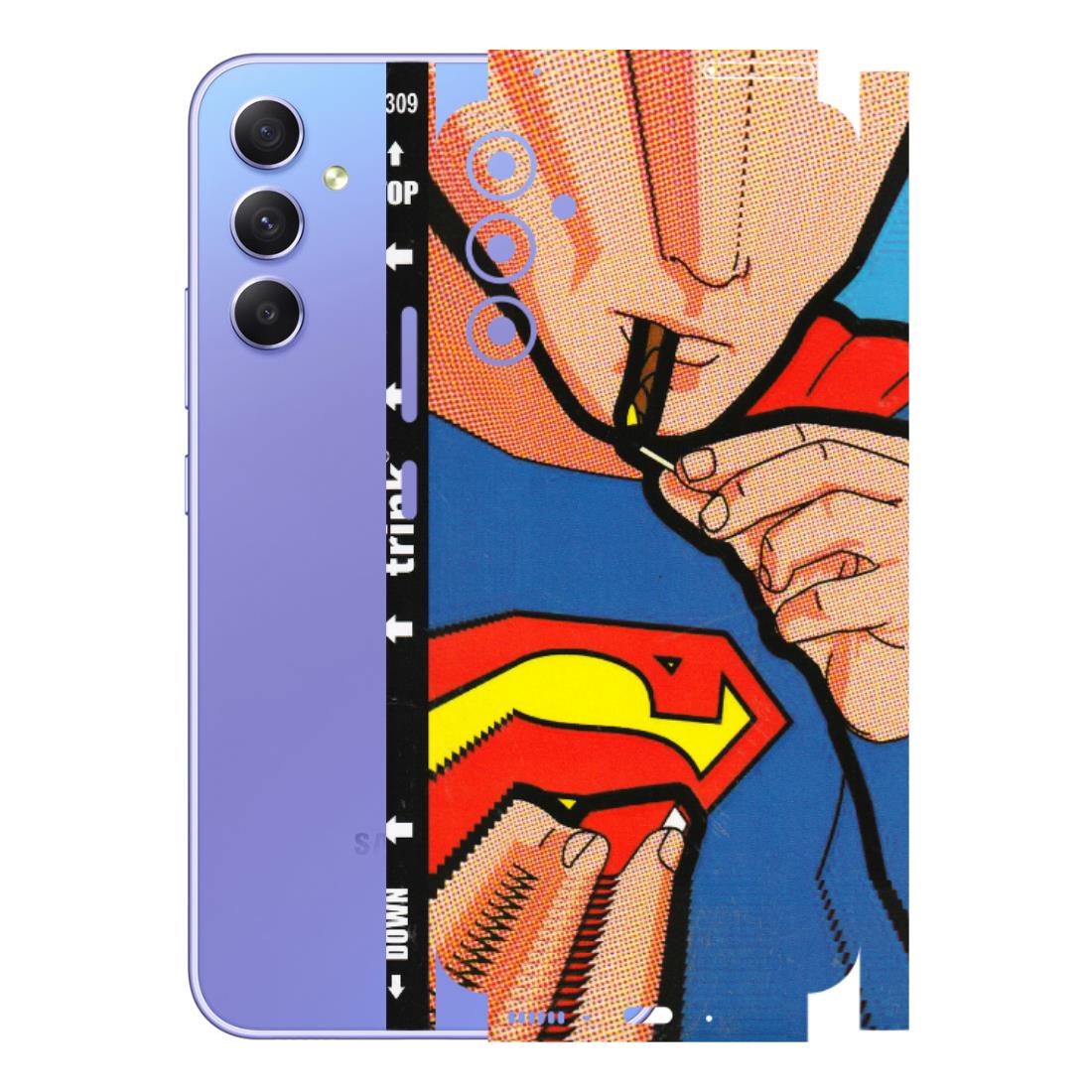 Samsung A/S Series Phone Skins (All Models) - Superman Sutta - 3D Embossed Finish (L-130) Samsung Galaxy A34 (5G)