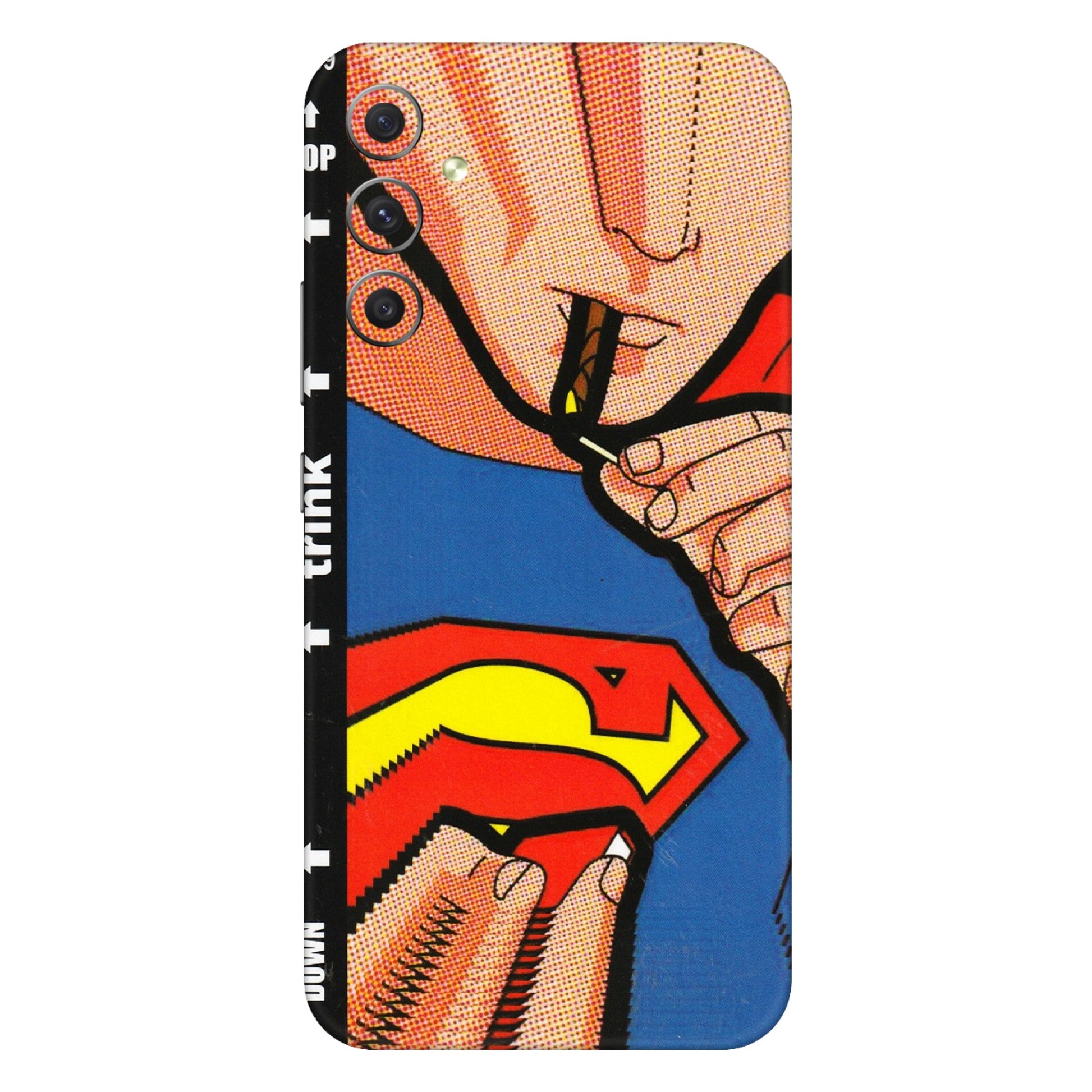 Samsung A/S Series Phone Skins (All Models) - Superman Sutta - 3D Embossed Finish (L-130) Samsung Galaxy A34 (5G)