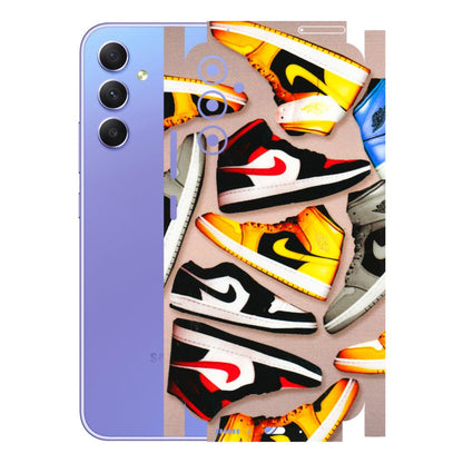 Samsung A/S Series Phone Skins (All Models) - Sneaker Lover - 3D Embossed Finish (L-135) Samsung Galaxy A34 (5G)
