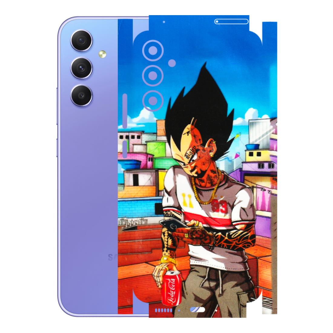 Samsung A/S Series Phone Skins (All Models) - Vegeta - 3D Embossed Finish (L-136) Samsung Galaxy A34 (5G)